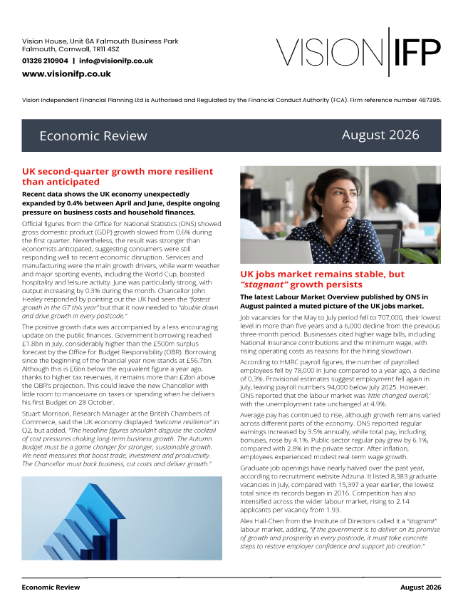 Economic Review August 2026