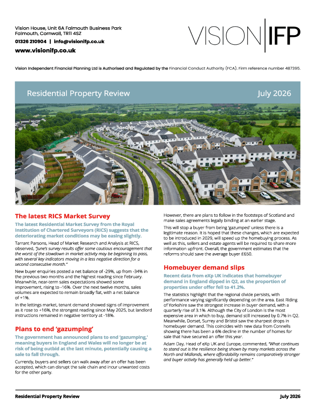 Residential Property Review July 2026